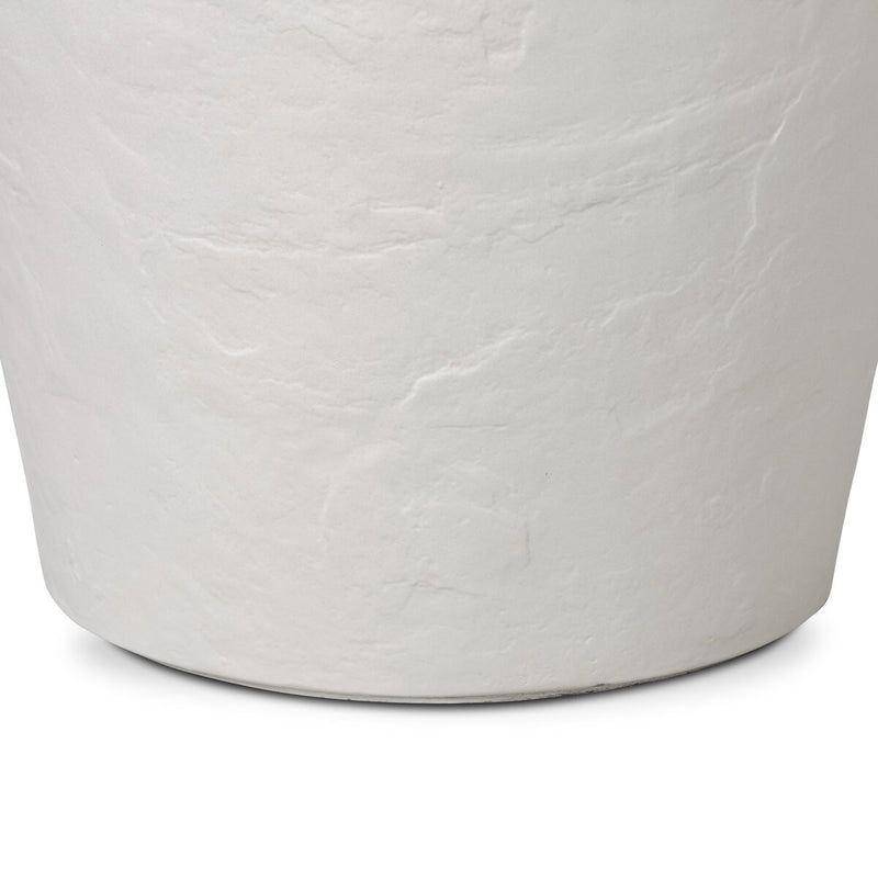 Suvi Planter - Textured White Concrete
