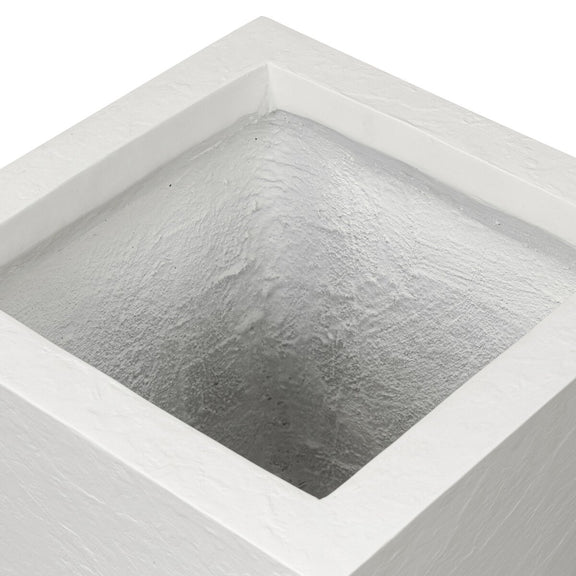 Koto Planter - Textured White Concrete