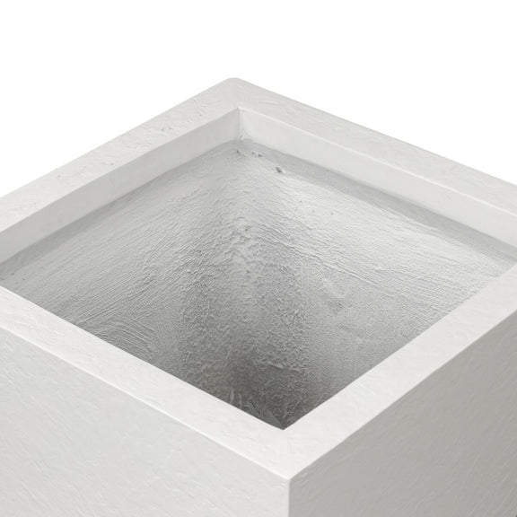 Koto Planter - Textured White Concrete