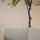 Koto Planter - Textured White Concrete