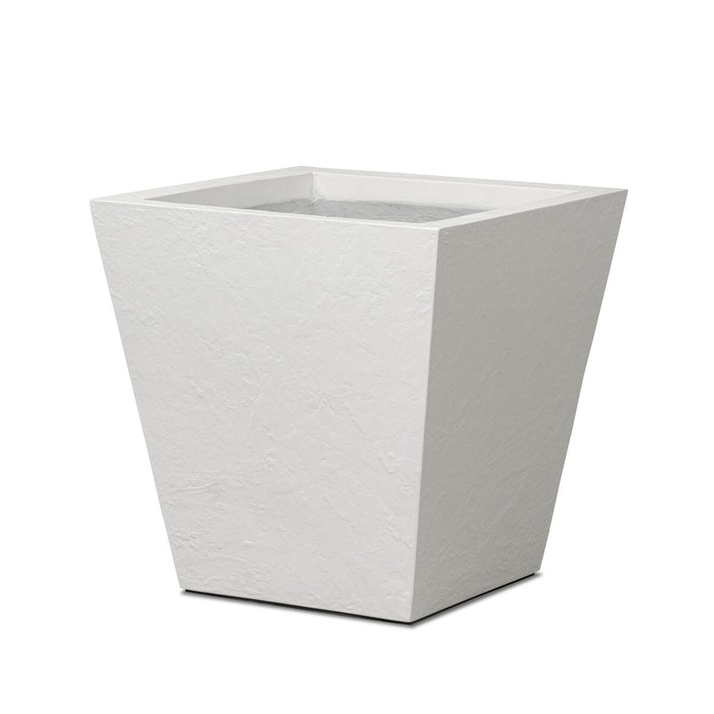 Koto Planter - Textured White Concrete