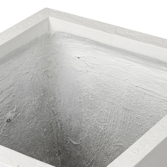 Koto Planter - Textured White Concrete