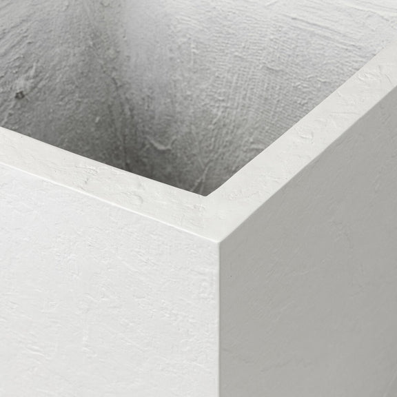 Koto Planter - Textured White Concrete