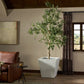 Koto Planter - Textured White Concrete