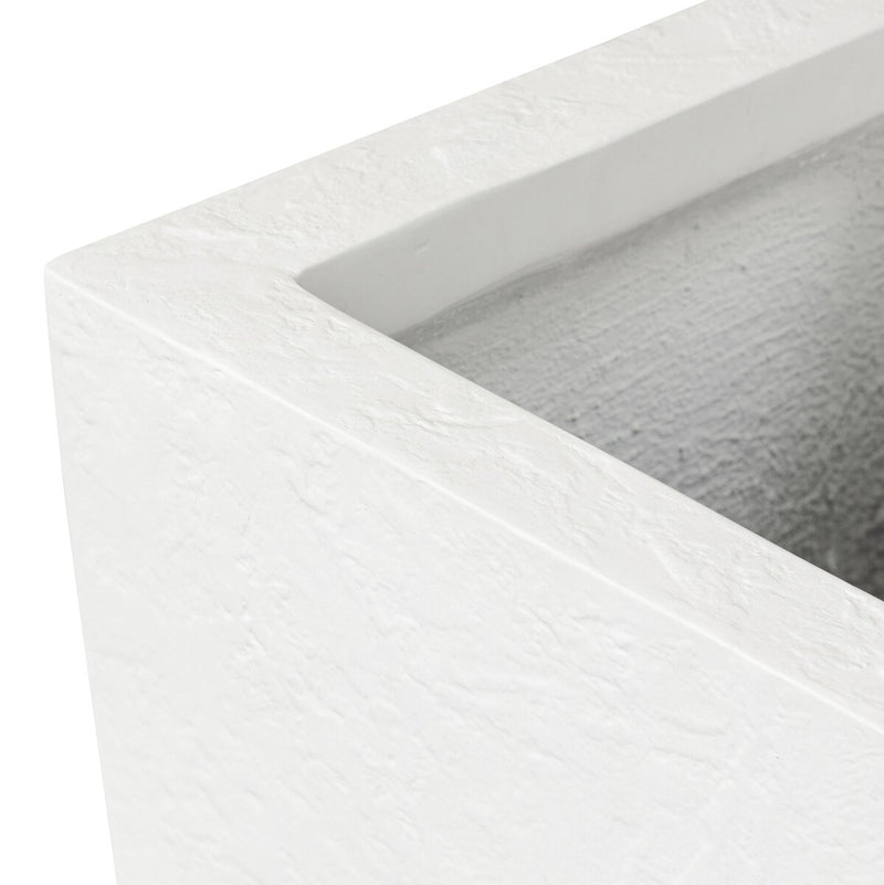 Koto Planter - Textured White Concrete
