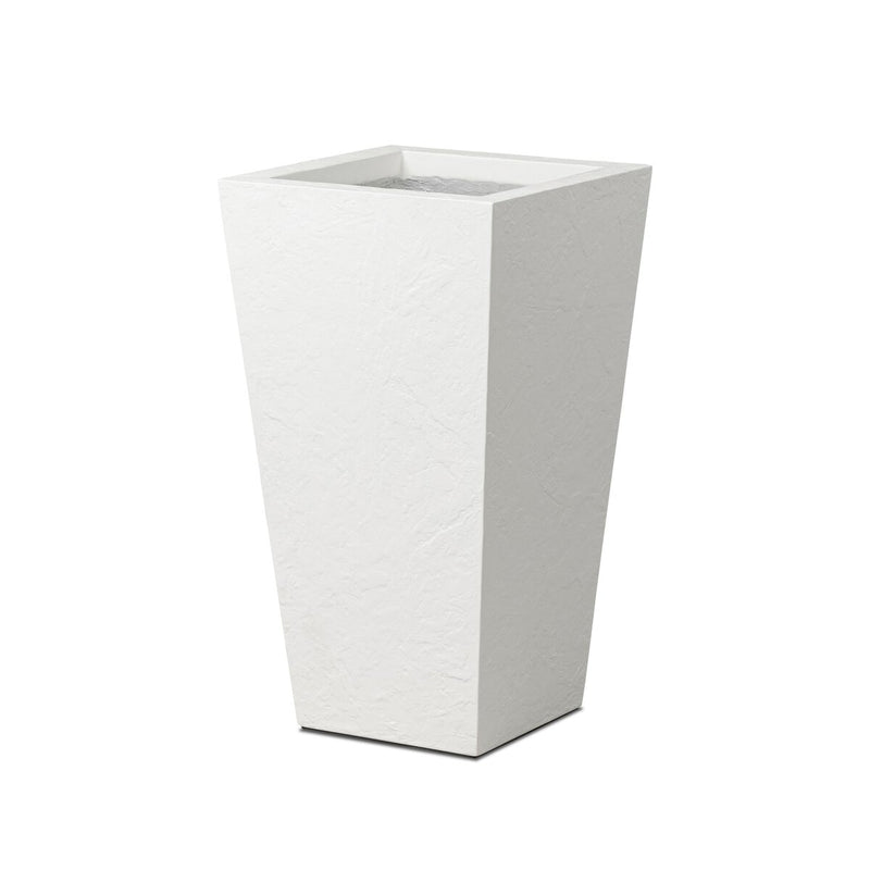 Koto Planter - Textured White Concrete