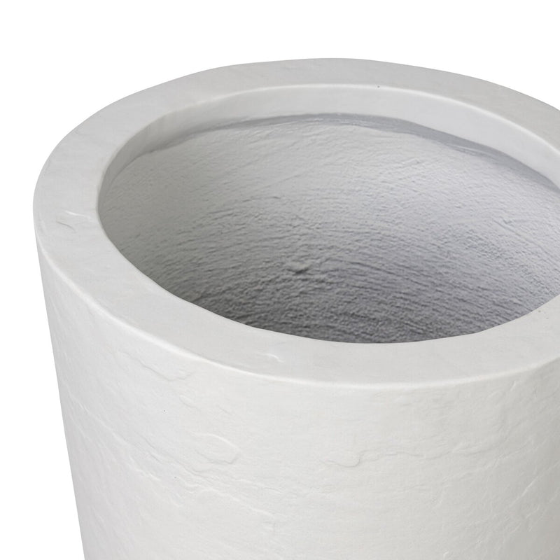 Suvi Planter - Textured White Concrete