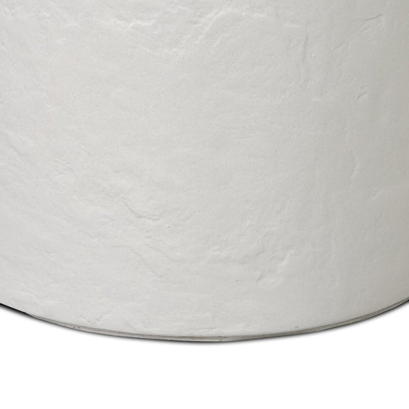 Suvi Planter - Textured White Concrete