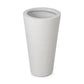 Suvi Planter - Textured White Concrete