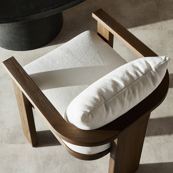 Tahana Outdoor Dining Armchair - Alessi Linen