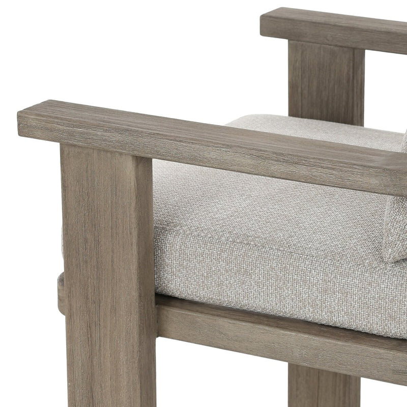 Tahana Outdoor Dining Armchair - Hayes Fog
