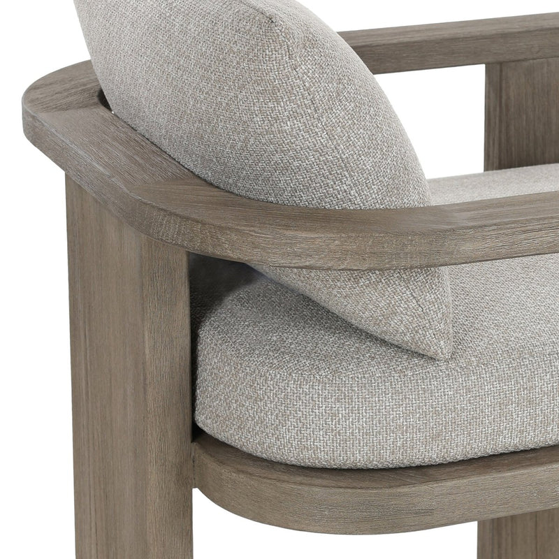 Tahana Outdoor Dining Armchair - Hayes Fog