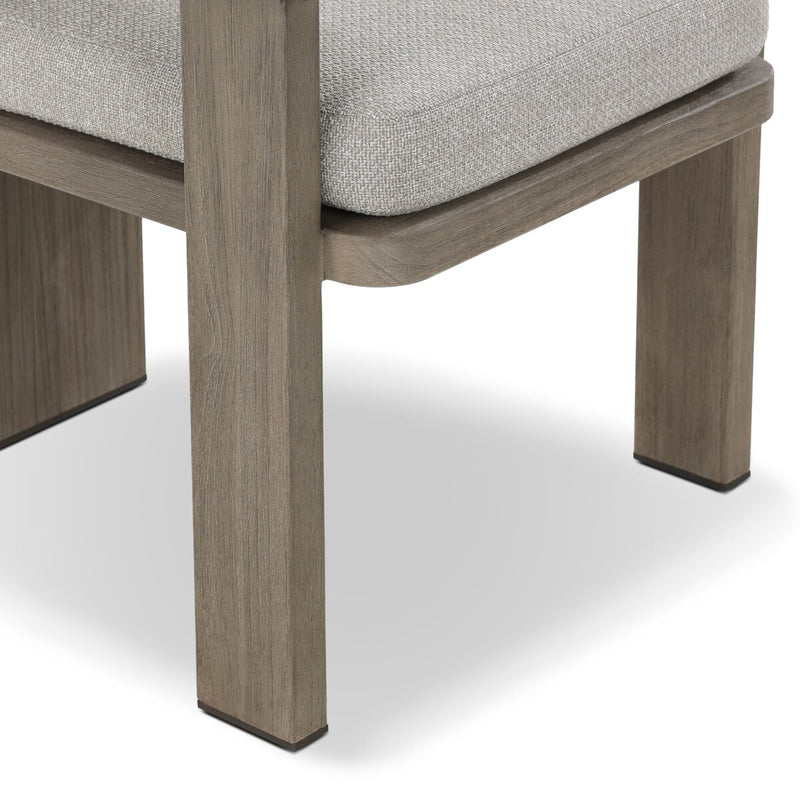 Tahana Outdoor Dining Armchair - Hayes Fog