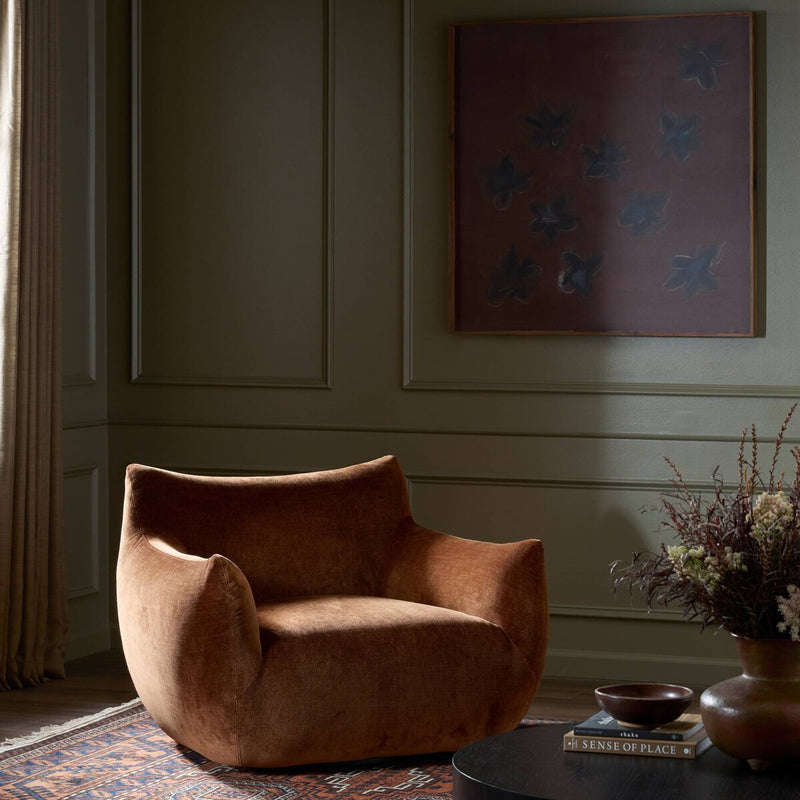 Margot Swivel Chair - Altair Sienna