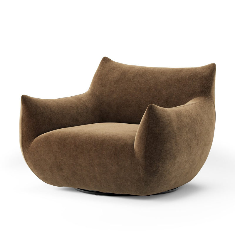 Margot Swivel Chair - Altair Mushroom