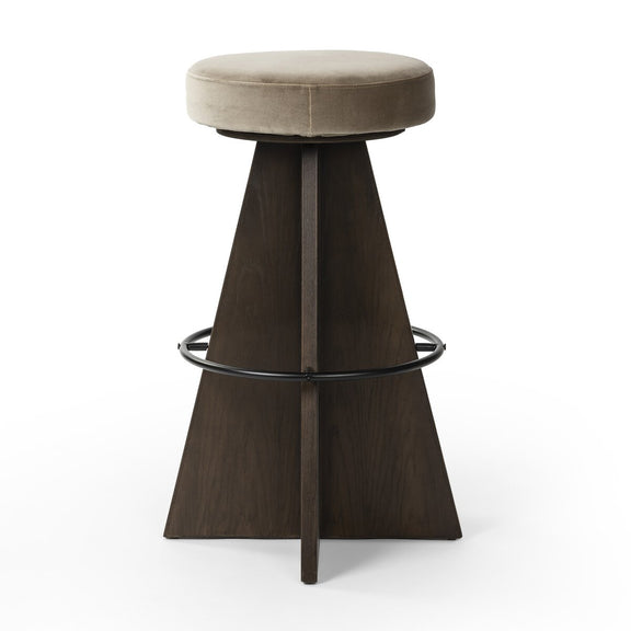 Damon Swivel Bar + Counter Stool - Sapphire Khaki