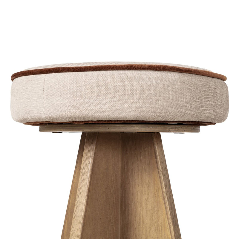 Damon Swivel Bar + Counter Stool - Harbor Sand