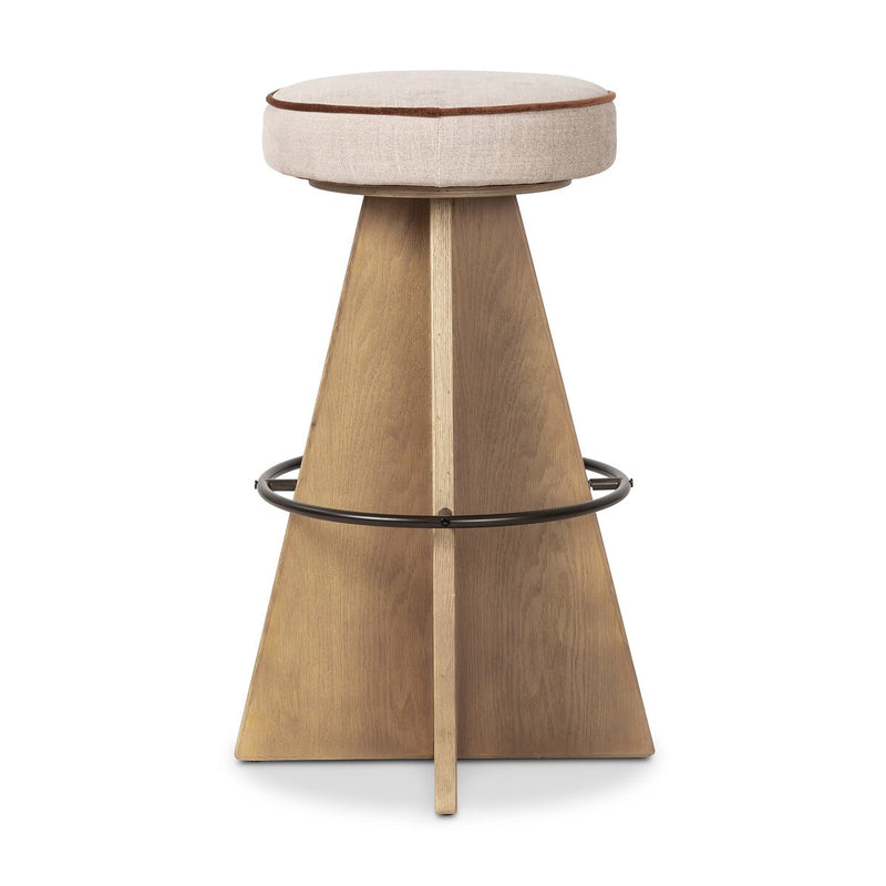 Damon Swivel Bar + Counter Stool - Harbor Sand