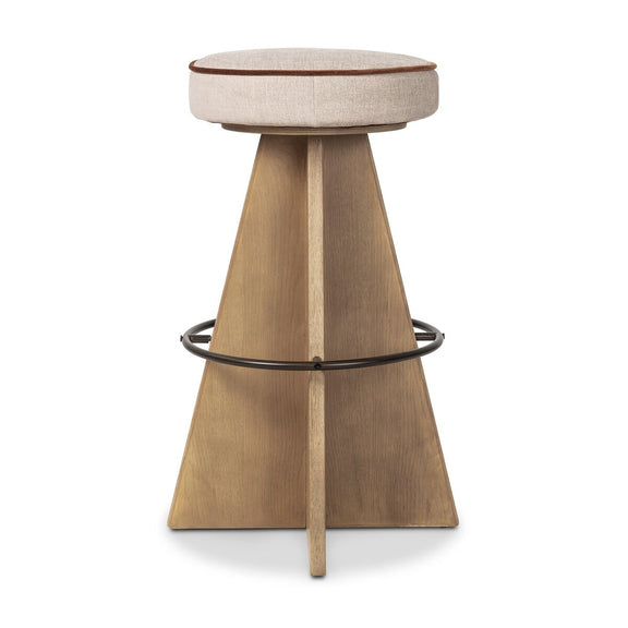 Damon Swivel Bar + Counter Stool - Harbor Sand