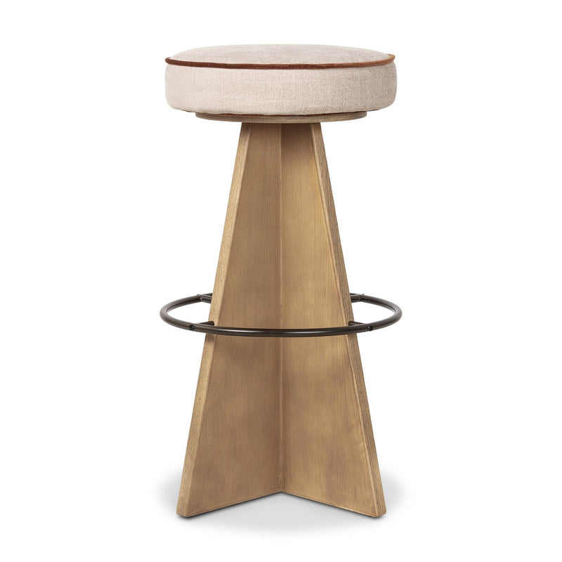 Damon Swivel Bar + Counter Stool - Harbor Sand