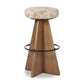 Damon Swivel Bar + Counter Stool - Fallingbrook Natural