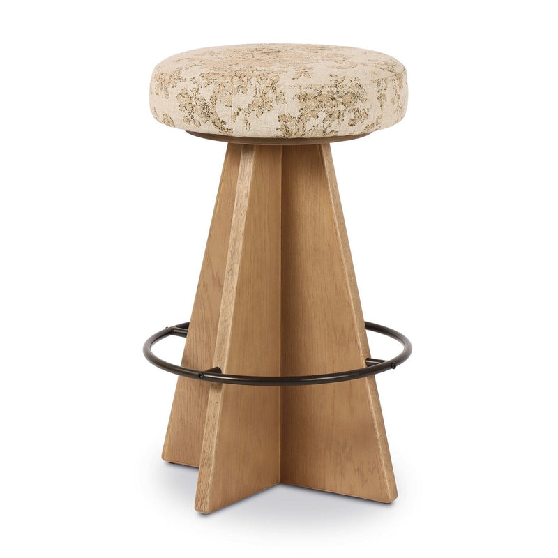 Damon Swivel Bar + Counter Stool - Fallingbrook Natural