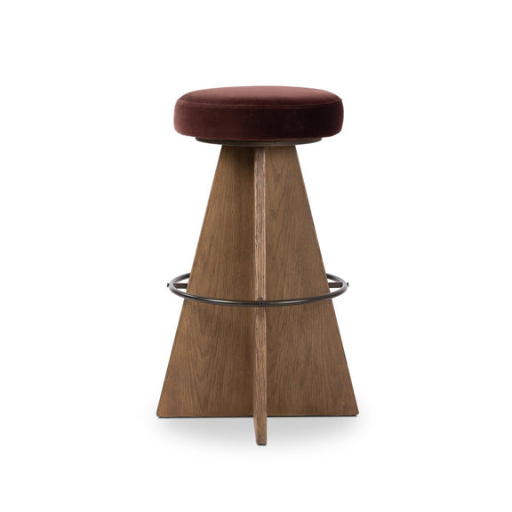 Damon Swivel Bar + Counter Stool - Surrey Plum