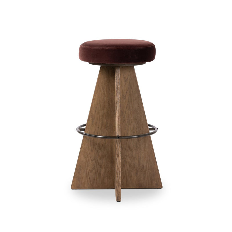 Damon Swivel Bar + Counter Stool - Surrey Plum