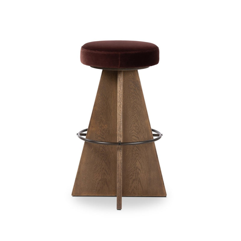 Damon Swivel Bar + Counter Stool - Surrey Plum