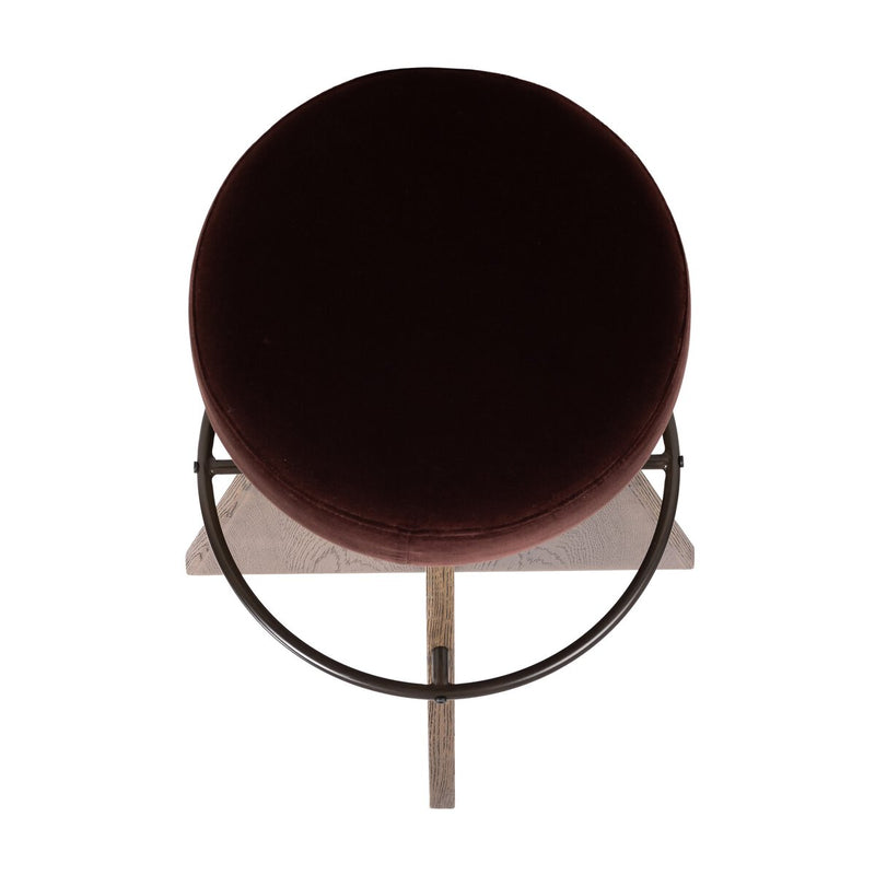 Damon Swivel Bar + Counter Stool - Surrey Plum