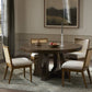 Zelda Round Extension Dining Table - Fawn Oak Veneer
