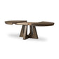 Zelda Round Extension Dining Table - Fawn Oak Veneer