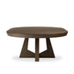 Zelda Round Extension Dining Table - Fawn Oak Veneer