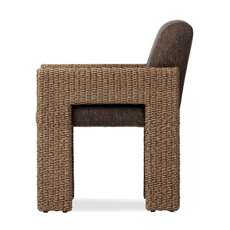 Amur Outdoor Dining Chair - Faux Dark Hyacinth