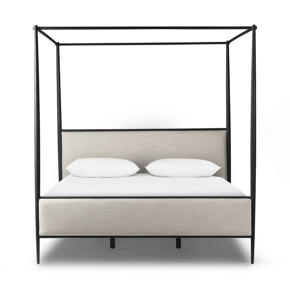 Xander Canopy Bed - Savoy Parchment