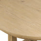 Godric Oval Extension Dining Table - Drifted Oak Veneer