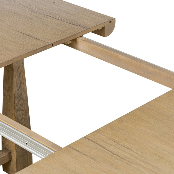 Godric Oval Extension Dining Table - Drifted Oak Veneer
