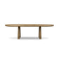 Godric Oval Extension Dining Table - Drifted Oak Veneer