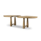Godric Oval Extension Dining Table - Drifted Oak Veneer