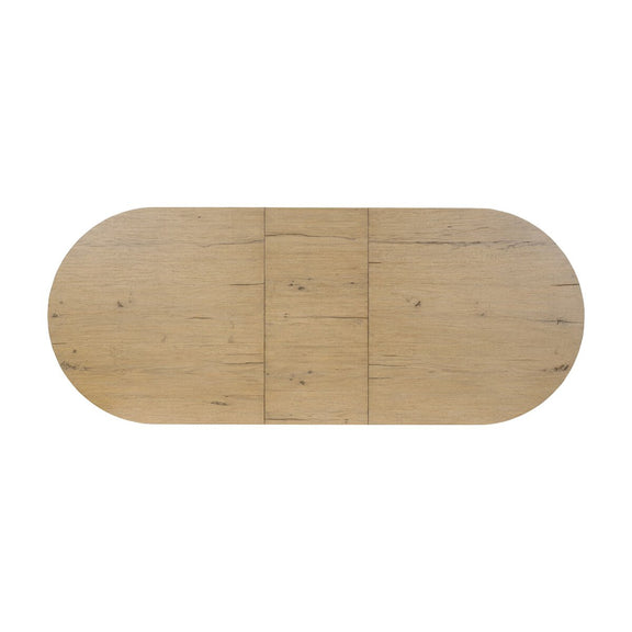Godric Oval Extension Dining Table - Drifted Oak Veneer