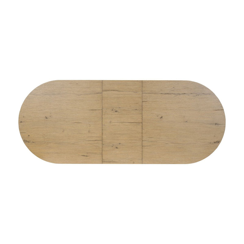 Godric Oval Extension Dining Table - Drifted Oak Veneer