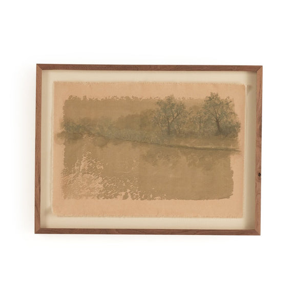 Daughters Of The Water III by Aileen Fitzgerald - Rustic Walnut