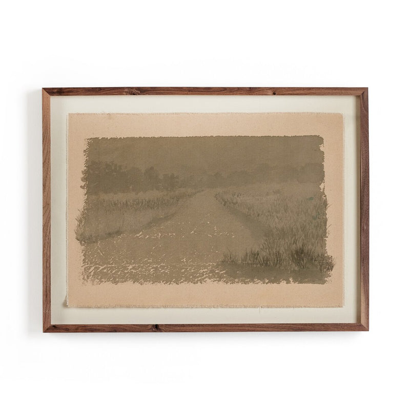 Daughters Of The Water VIII by Aileen Fitzgerald - Rustic Walnut