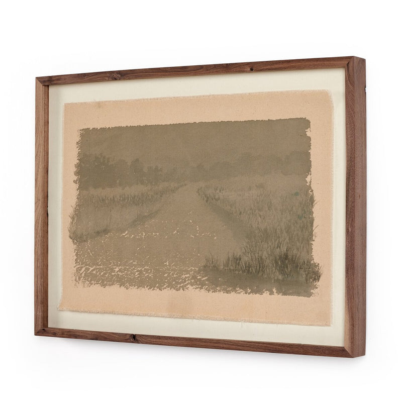 Daughters Of The Water VIII by Aileen Fitzgerald - Rustic Walnut