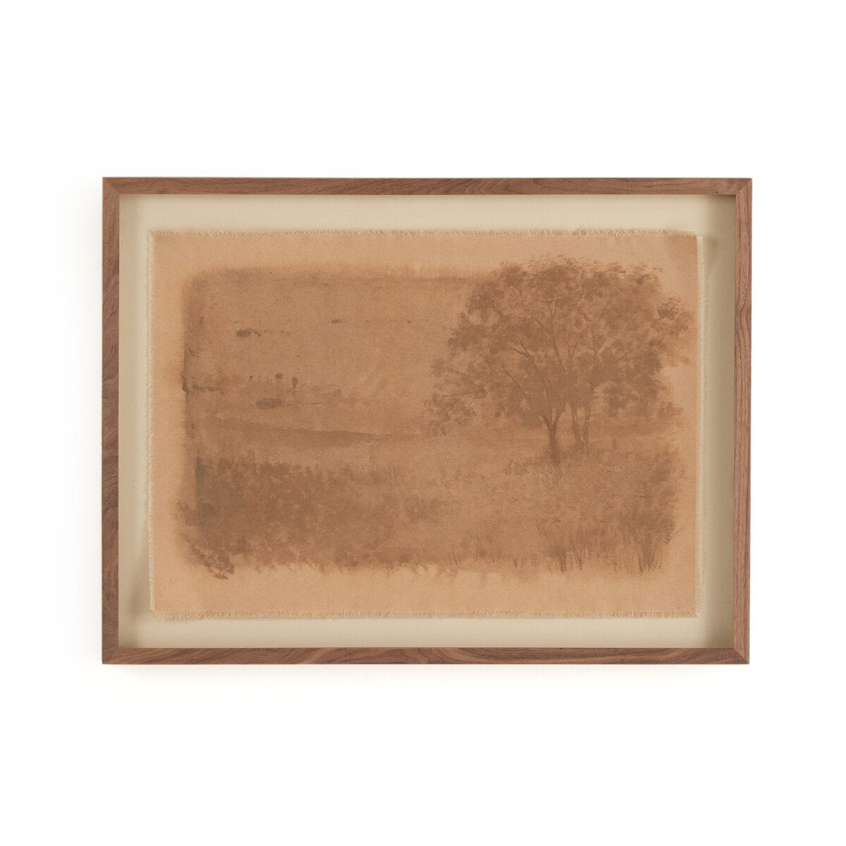 Daughters Of The Water V by Aileen Fitzgerald - Rustic Walnut