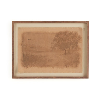 Daughters Of The Water V by Aileen Fitzgerald - Rustic Walnut