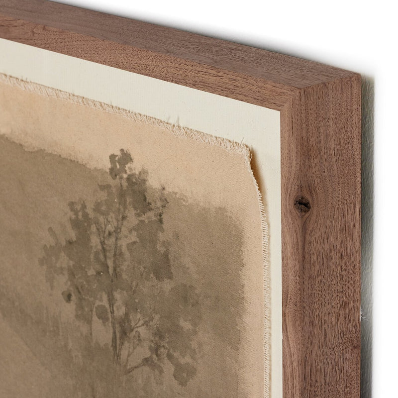 Daughters Of The Water VI by Aileen Fitzgerald - Rustic Walnut
