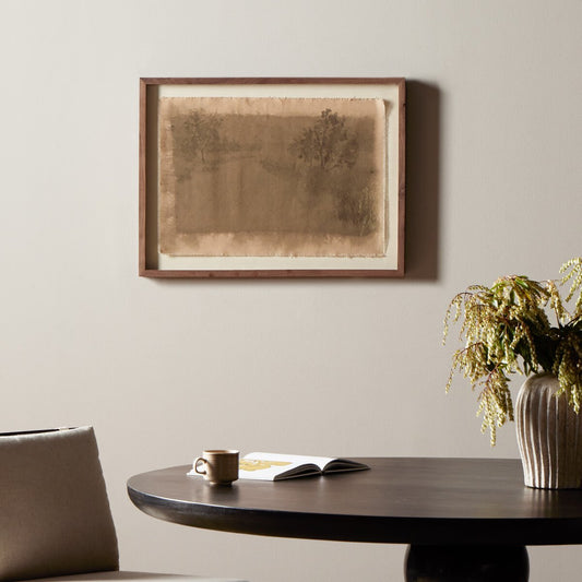 Daughters Of The Water VI by Aileen Fitzgerald - Rustic Walnut