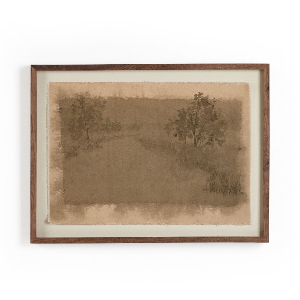 Daughters Of The Water VI by Aileen Fitzgerald - Rustic Walnut