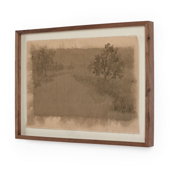 Daughters Of The Water VI by Aileen Fitzgerald - Rustic Walnut